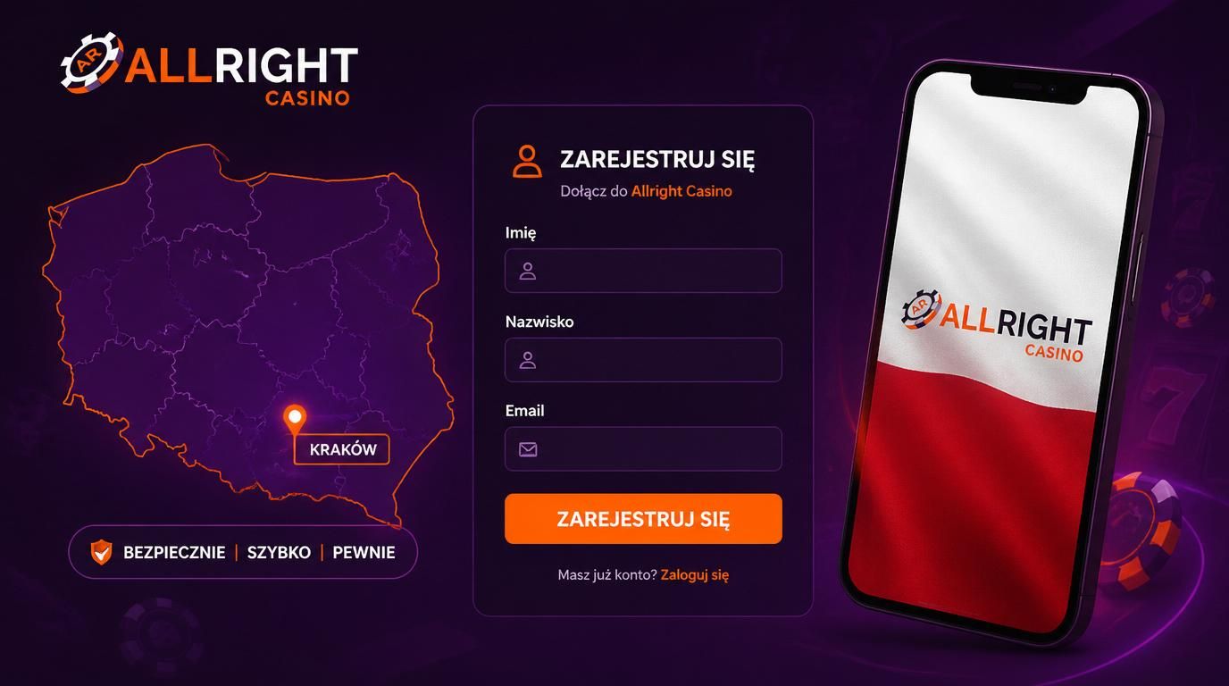 Formularz rejestracji z Polski na telefonie oraz mapa Polski